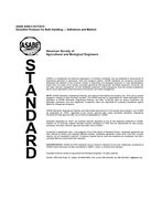 ASAE/ASABE S269.5 (R2016)