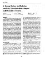 VA-89-22-1 — A Simple Method for Modeling the Frost Formation Phenomenon in Different Geometries