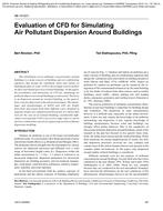 AB-10-023 — Evaluation of CFD for Simulating Air Pollutant Dispersion Around Buildings