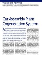 Car Assembly Plant Cogeneration System
