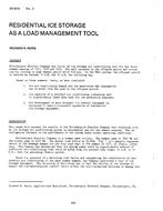 DV-80-06-2 — Residential Ice Storage as a Load Management Tool