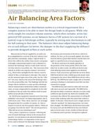 HVAC Applications: Air Balancing Area Factors