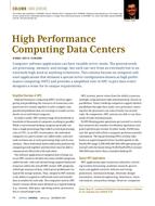Data Centers: High Performance Computing Data Centers