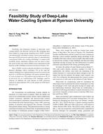 AT-15-033 — Feasibility Study of Deep-Lake Water-Cooling System at Ryerson University