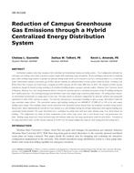 OR-16-C035 — Reduction of Campus Greenhouse Gas Emissions through a Hybrid Centralized Energy Distribution System