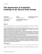 LV-17-C075 — The Application of Icephobic Coatings to Air-Source Heat Pumps