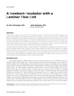 LV-17-C010 — A Newborn Incubator with a Laminar Flow Unit