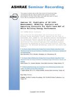 Seminar 62 — Highlights of RP-1404: Measurement, Modeling, Analysis and Reporting Protocols for Short-term M&V of Whole Building Energy Performance