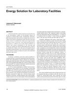 LV-17-013 — Energy Solution for Laboratory Facilities
