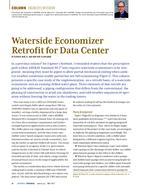 Engineer's Notebook: Waterside Economizer Retrofit for Data Center