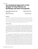 LB-17-C002 — An Analytical Approach to the Impact of Heat Waves on Buildings and their Occupants