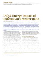 IAQ & Energy Impact of Exhaust Air Transfer Ratio