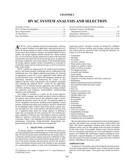 S01 — HVAC System Analysis and Selection (I-P)