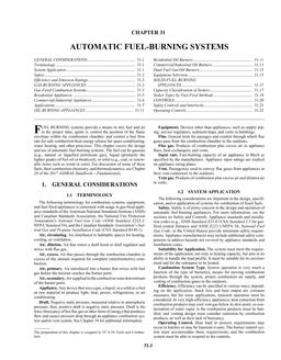 S31 — Automatic Fuel-Burning Systems (I-P)