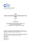 VISUAL EVALUATION OF WHITE SAMPLES NEAR TO CIE LIMITS (PO18, Pages 484-492)