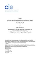 PESPECTROPHOTOMETRY OF DYNAMIC COLOURS (PO42, Pages 408-416)