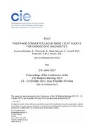 PHOSPHOR CONVERTED LASER DIODE LIGHT SOURCE FOR ENDOSCOPIC DIAGNOSTICS (PO37, 942-949)