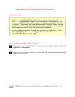 CSA Z662-11 PACKAGE