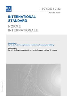 IEC 60598-2-22 Ed. 5.0 b:2021