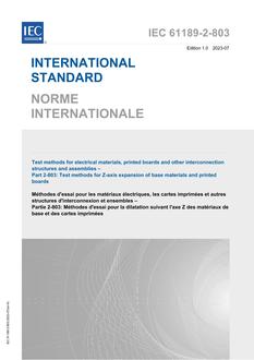 IEC 61189-2-803 Ed. 1.0 b:2023