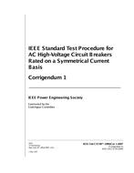 IEEE C37.09-1999/Cor 1-2007