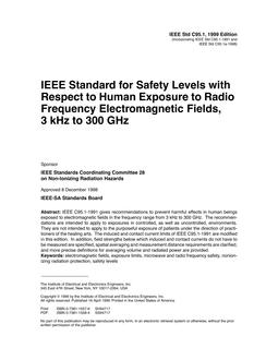 IEEE C95.1 Edition-1999