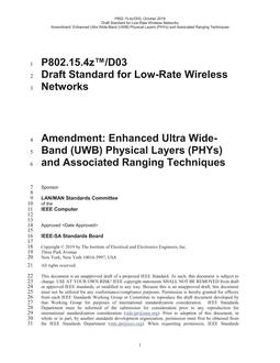 IEEE P802.15.4z