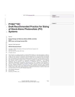 IEEE P1562