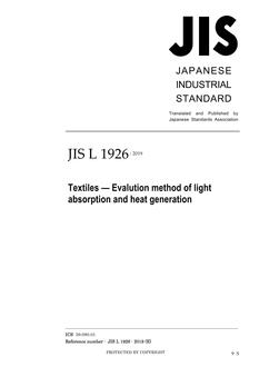 JIS L 1926:2019