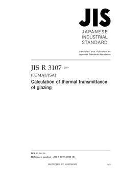 JIS R 3107:2019