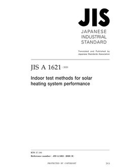 JIS A 1621:2020