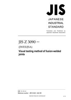JIS Z 3090:2022