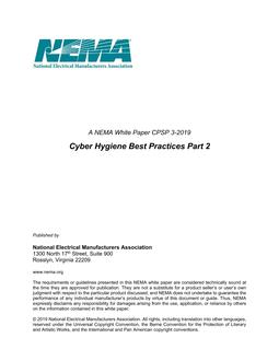 NEMA CPSP 3-2019