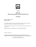 NFPA (Fire) 85 Errata 1